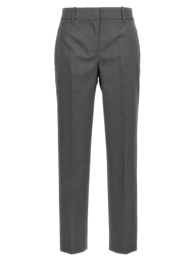 ERMANNO SCERVINO MELANGE VIRGIN WOOL TROUSERS
