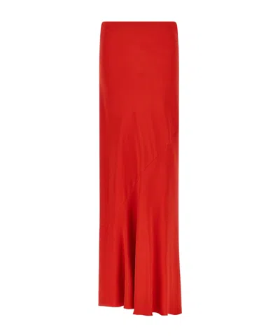 ERMANNO SCERVINO ELASTIC-WAIST MIDI SKIRT