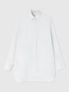 Ermanno Scervino Micro-striped Shirt In White