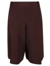 Ermanno Scervino Mid-length Belt-loop Shorts In Brown