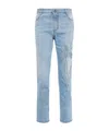 Ermanno Scervino Mid-rise Straight-leg Jeans In Blue