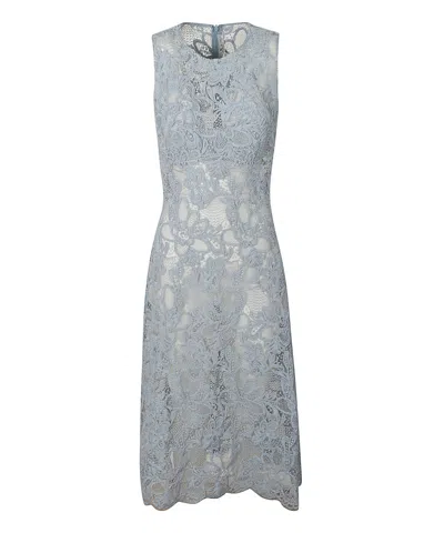 Ermanno Scervino Midi Dress In Lightblue