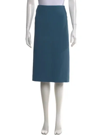 Pre-owned Ermanno Scervino Midi Length Skirt In Blue