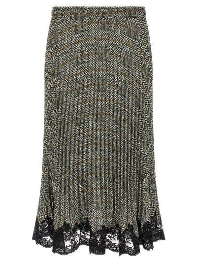 Ermanno Scervino Midi Skirt In Multicolor