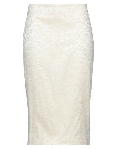 Ermanno Scervino Midi Skirts In Ivory