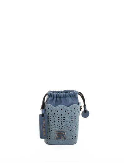 Ermanno Scervino Mini Bucket Bag Jeans