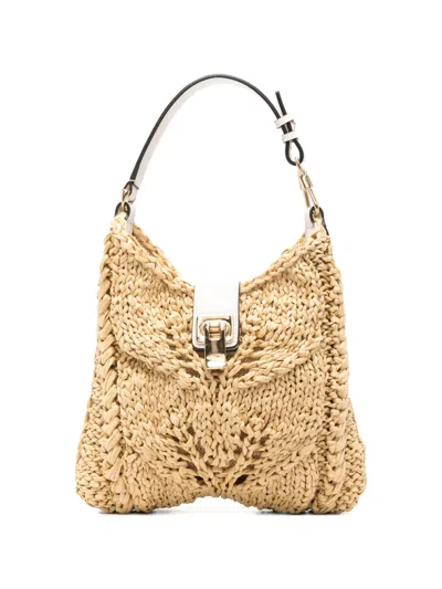 Ermanno Scervino Mini Dudu Top-handle Tote Bag In Neutral