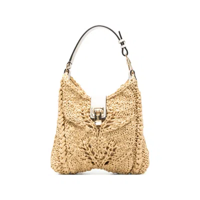 Ermanno Scervino Mini Dudu Top-handle Tote Bag In Neutral