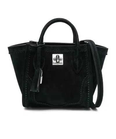 Ermanno Scervino Mini Maggie Tote Bag In Black