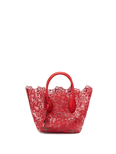 Ermanno Scervino Mini Shopping Bag In Red