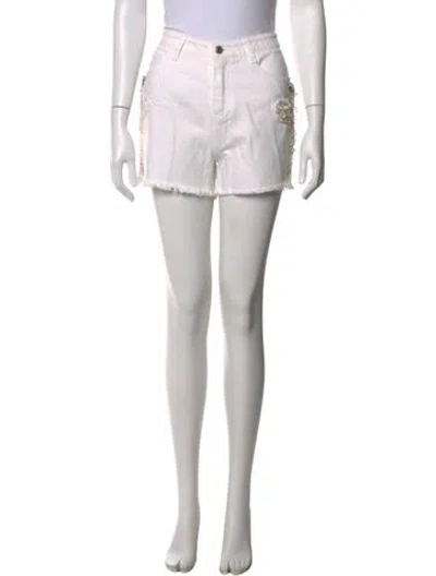 Pre-owned Ermanno Scervino Mini Shorts In Neutral