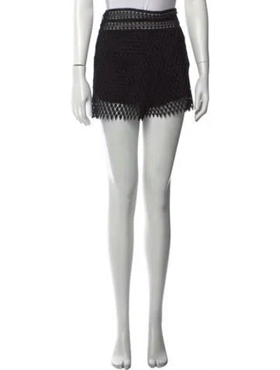 Pre-owned Ermanno Scervino Mini Shorts W/ Tags In Black