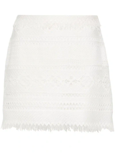 Ermanno Scervino Mini Skirt In White