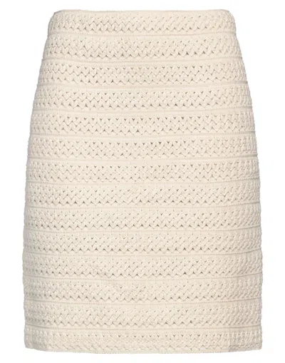 Ermanno Scervino Mini Skirts In Ivory