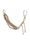 Ermanno Scervino Multi-strand Charm In Brown