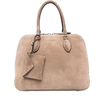 Ermanno Scervino Neutral Tote Bags