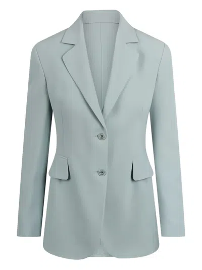 Ermanno Scervino Notched-lapels Blazer In Blue