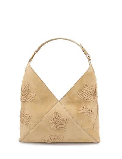Ermanno Scervino Nuvolato Incence Beige Handbag