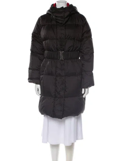 Pre-owned Ermanno Scervino Nylon Parka In Gray