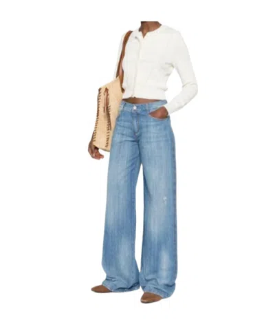 Ermanno Scervino Open-stitch Layered Cardigan In Blue