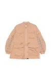 Ermanno Scervino Oversized Coat In Brown