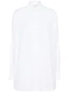 Ermanno Scervino Floral-lace Cotton Shirt In White