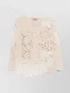 Ermanno Scervino Lace-detail Sweater