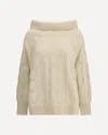 Ermanno Scervino Oversized Perforated Sweater In Neutral