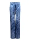 Ermanno Scervino Palazzo Pants With Floral Motif