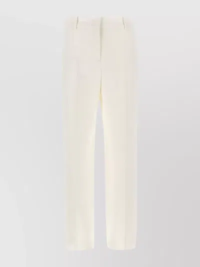 Ermanno Scervino Pant Viscose Blend Back Pockets In Neutral