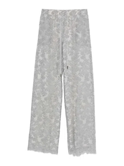Ermanno Scervino Pants In Gray