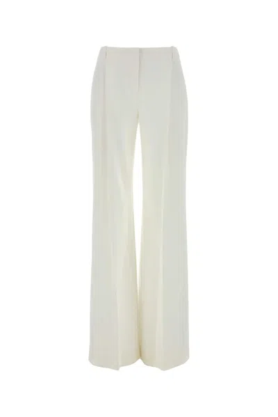 Ermanno Scervino Acetate-viscose Wide-leg Trousers In White