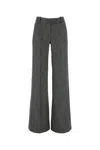 Ermanno Scervino Wide-leg High Waist Trousers With Herringbone Pattern