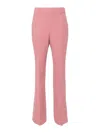Ermanno Scervino High-waist Tailored Trousers In Black