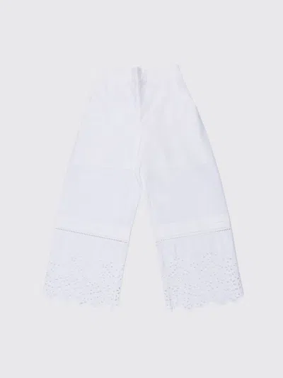 Ermanno Scervino Pants  Kids Color White