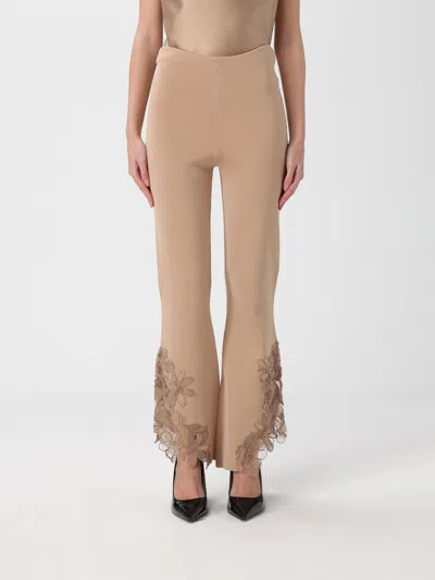 Ermanno Scervino Pants  Woman Color Beige In Brown