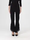 Ermanno Scervino Pants  Woman Color Black In Black