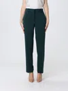 Ermanno Scervino Tailored Trousers With Pockets And Loops In Green
