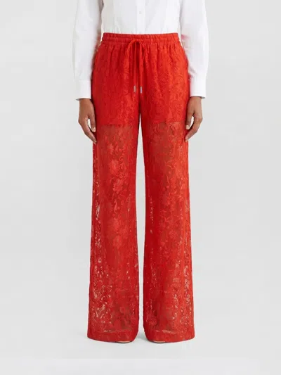 Ermanno Scervino Pants Woman  In Red
