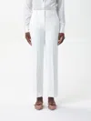 Ermanno Scervino Tailored High-waist Trousers With Subtle Pleats In Weiss