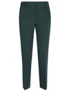 Ermanno Scervino Tailored Trousers With Pockets And Loops In Green