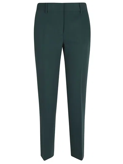 Ermanno Scervino Tailored Trousers With Pockets And Loops In Green