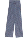 Ermanno Scervino Floral-print Trousers In Multi
