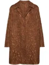 Ermanno Scervino Floral-pattern Quilted Coat