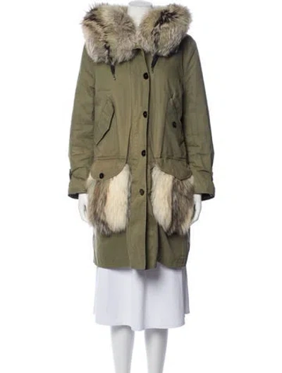 Pre-owned Ermanno Scervino Parka In Green