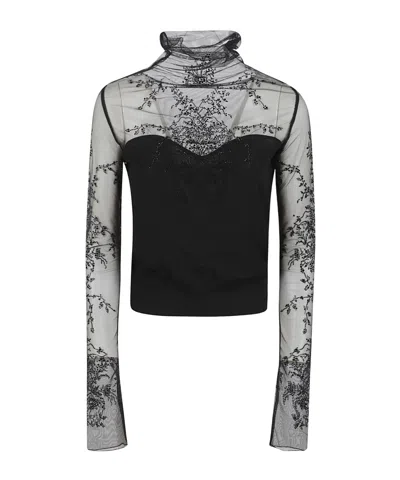 ERMANNO SCERVINO PATCHWORK CARDIGAN