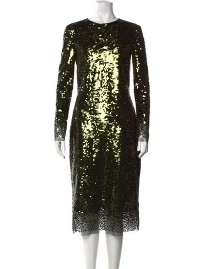 Pre-owned Ermanno Scervino Patterned Midi Length Dress In Multi