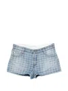 Ermanno Scervino Patterned Shorts In Blue