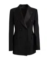Ermanno Scervino Peak-lapel Double-breasted Blazer In Black