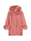 Ermanno Scervino Pink Coat In Pink